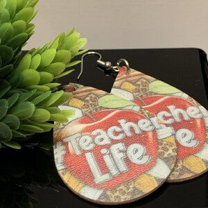 Teacher Earring, Educator Earring, Teacher Appreciation Gift, School Earring